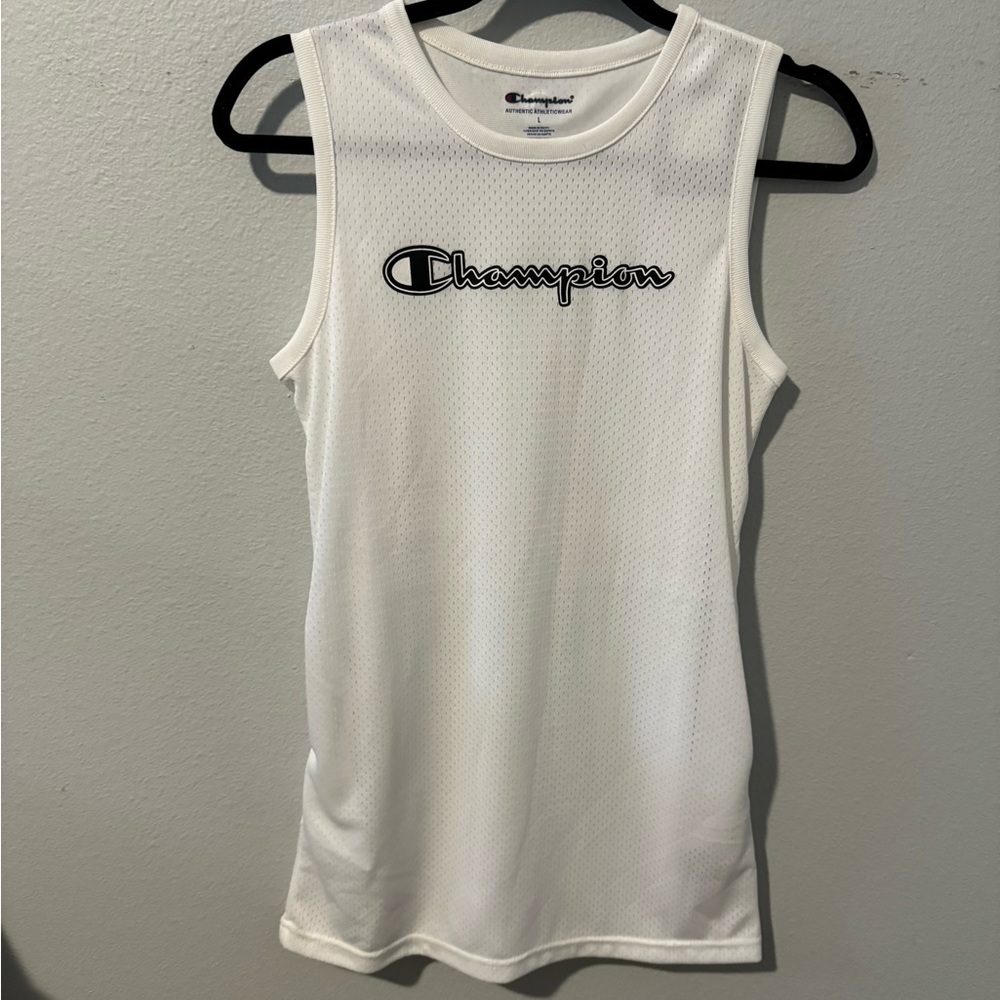 NWT!! Girl’s Champion White Mesh Dress